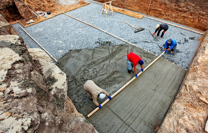 Этапы проведения бетонных работ