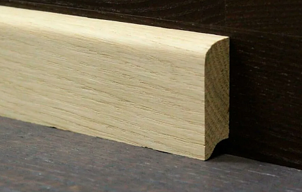 Покраска и монтаж деревянного плинтуса - 300 р./м.п.