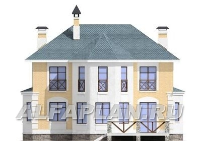Проект дома коттеджа 78A (3D) в Тюмени