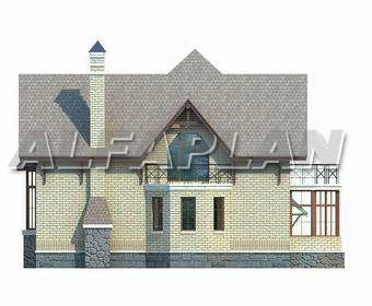 Проект дома коттеджа 39A (3D) в Тюмени