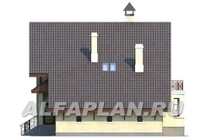 Проект дома коттеджа 20A (3D) в Тюмени