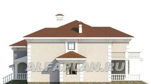 Проект дома коттеджа 121A (3D) в Тюмени