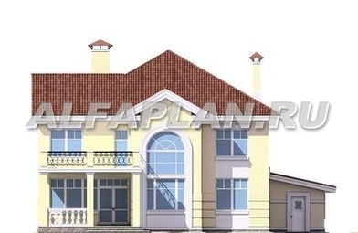 Проект дома коттеджа 118A (3D) в Тюмени