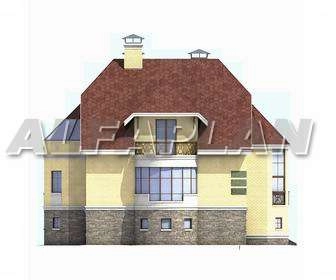 Проект дома коттеджа 57A (3D) в Тюмени