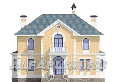 Проект дома коттеджа 78A (3D) в Тюмени