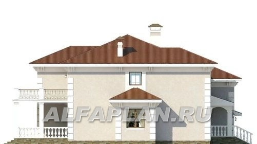 Проект дома коттеджа 121A (3D) в Тюмени