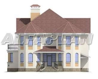 Проект дома коттеджа 49E (3D) в Тюмени