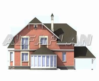Проект дома коттеджа 31B (3D) в Тюмени