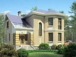 Проект дома коттеджа 56B (3D) в Тюмени