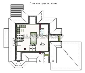Проект дома коттеджа 114E в Тюмени