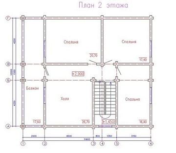 Проект дома Aist 236 m2 в Тюмени